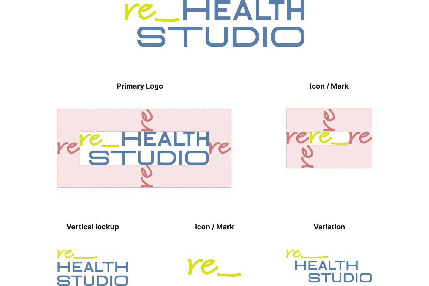 re_Health Studio logos